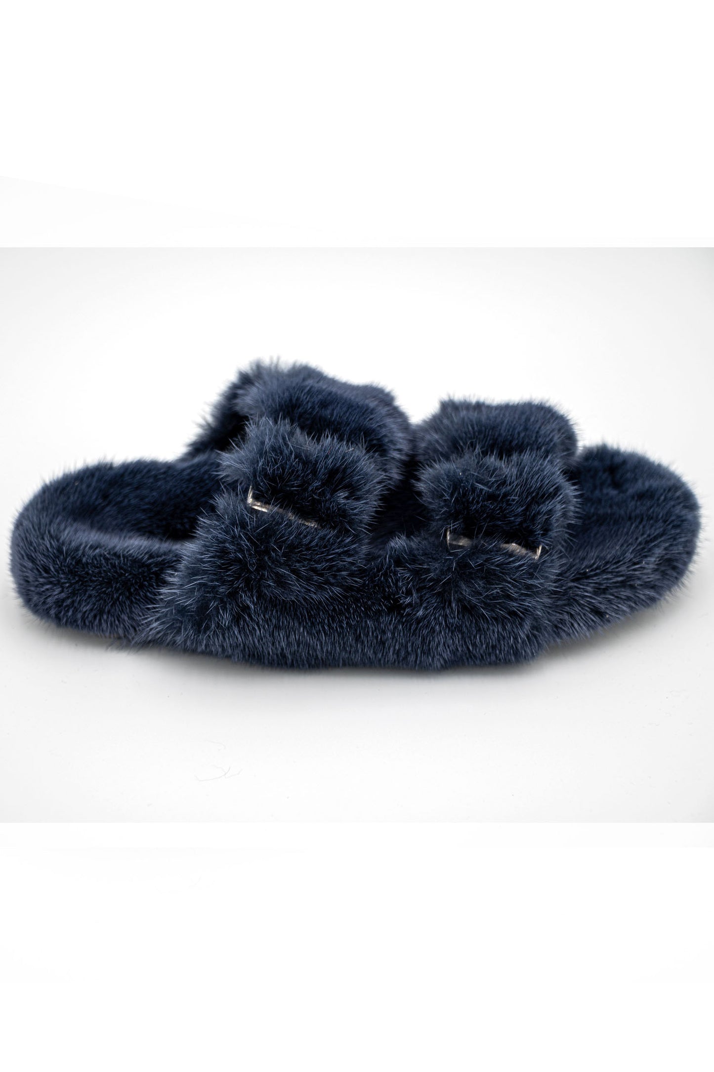Linda Richards Mink Slides Navy, utopiatulsa.com