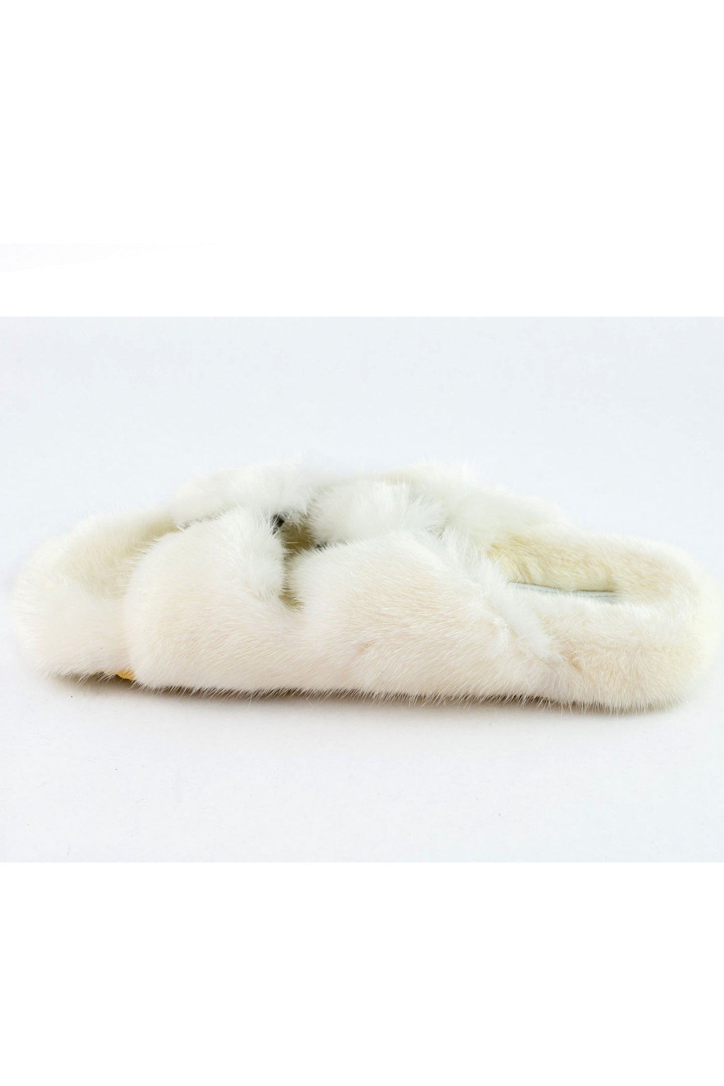 Linda Richards Mink Slides White, utopiatulsa.com