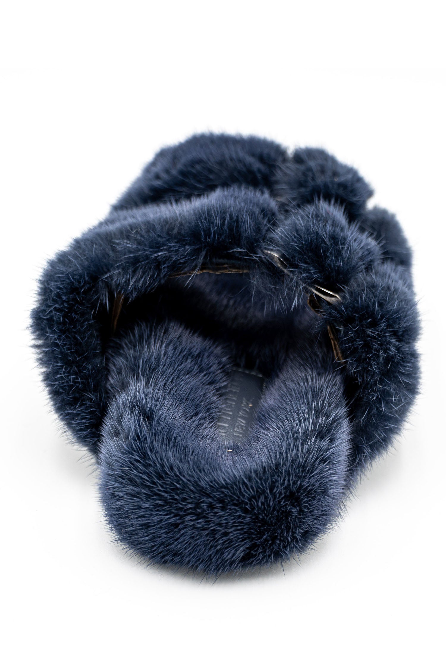 Linda Richards Mink Slides Navy, utopiatulsa.com