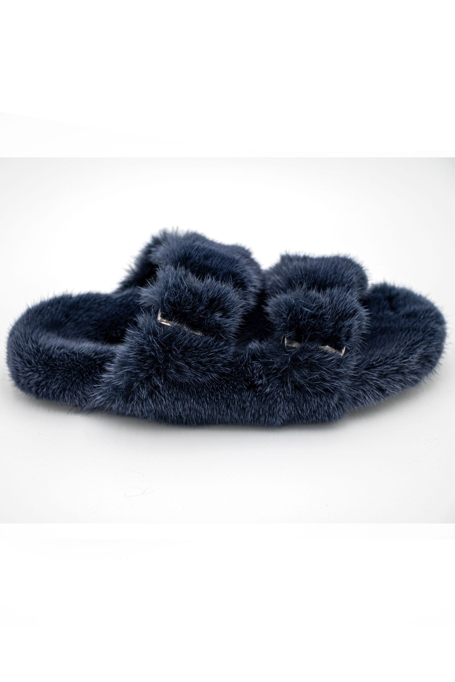 Linda Richards Mink Slides Navy, utopiatulsa.com