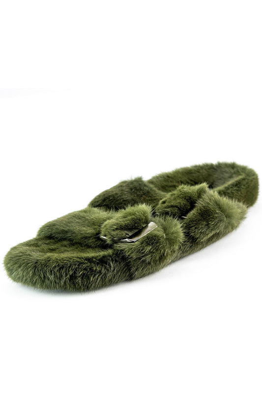 Linda Richards Mink Slides Olive, utopiatulsa.com