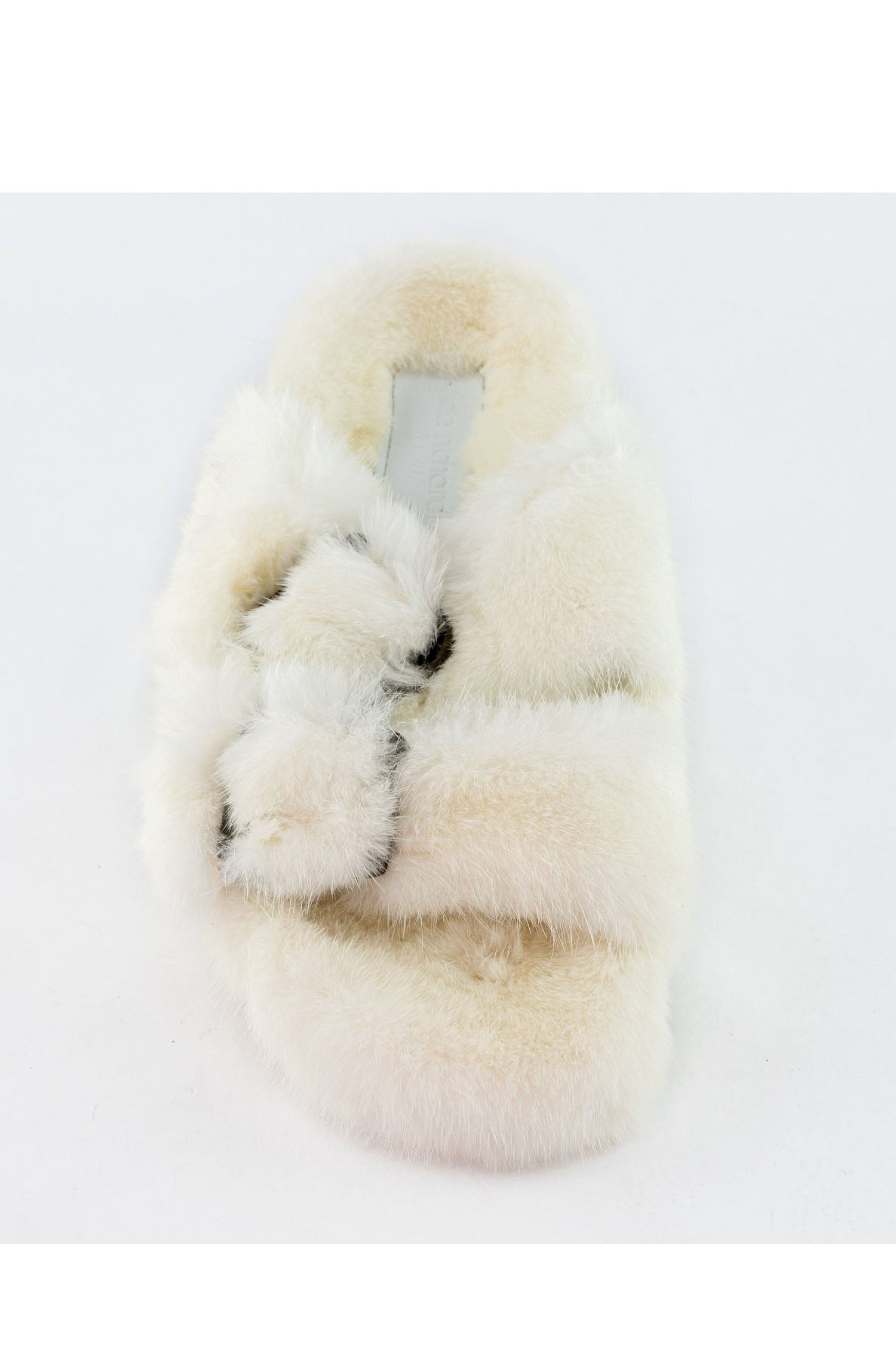 Linda Richards Mink Slides White, utopiatulsa.com