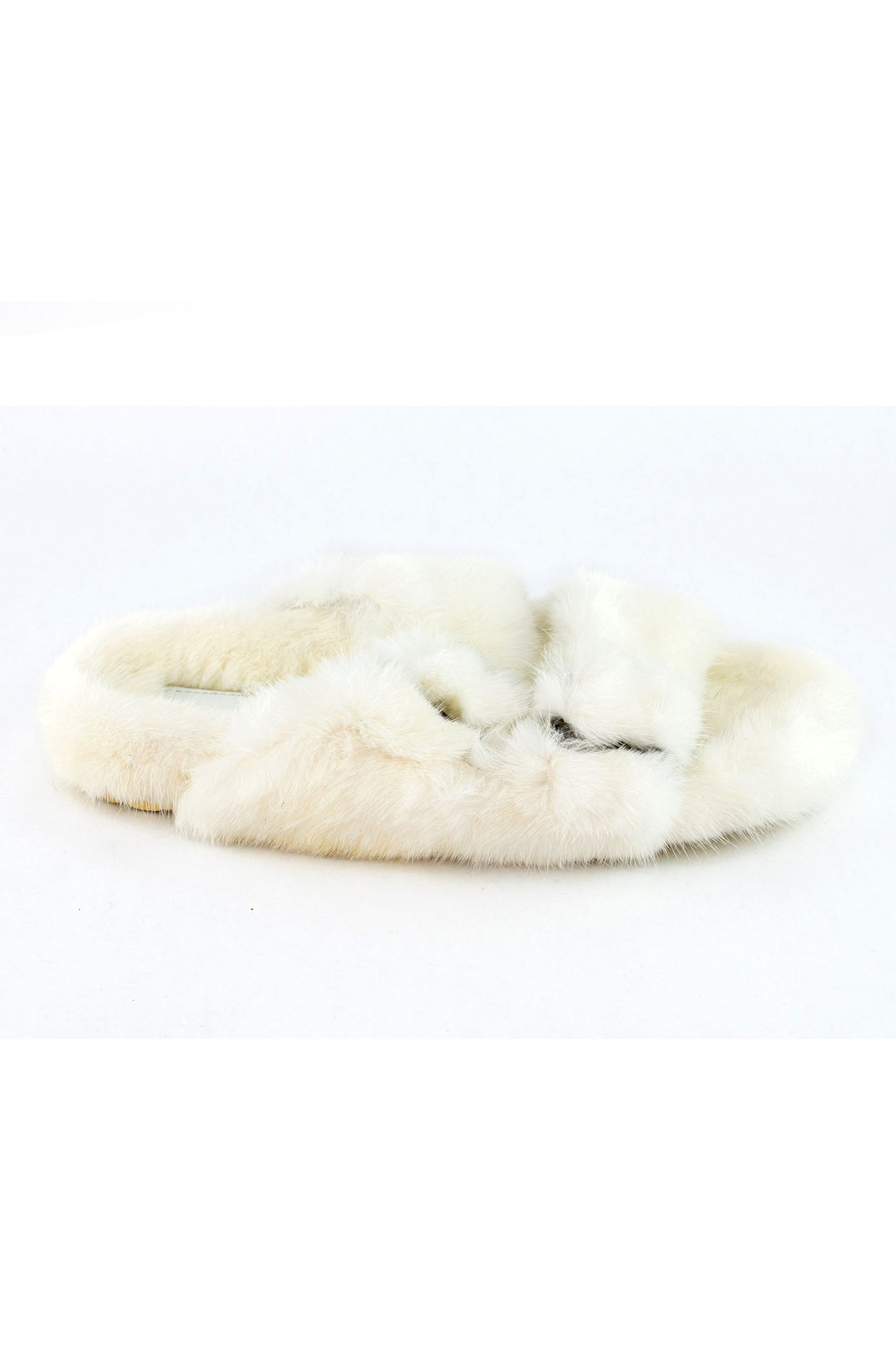 Linda Richards Mink Slides White, utopiatulsa.com